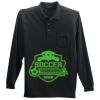 Long Sleeve Silk Touch Polo with Pocket Thumbnail
