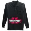 Long Sleeve Silk Touch Polo with Pocket Thumbnail