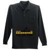 Long Sleeve Silk Touch Polo with Pocket Thumbnail