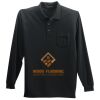 Long Sleeve Silk Touch Polo with Pocket Thumbnail