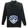Long Sleeve Silk Touch Polo with Pocket Thumbnail