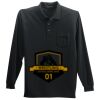 Long Sleeve Silk Touch Polo with Pocket Thumbnail