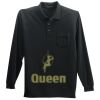 Long Sleeve Silk Touch Polo with Pocket Thumbnail